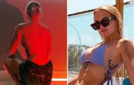 Nàng WAGs Arsenal gây sốt với màn khiêu vũ bán khỏa thân
