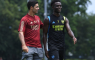 Arteta: 'Không có giới hạn nào với Saka'