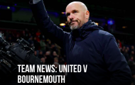 Đội hình M.U đấu Bournemouth: Hung tin ập đến; Rõ Mason Mount