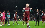 Phản ứng của HLV David Moyes khi West Ham hạ gục Tottenham