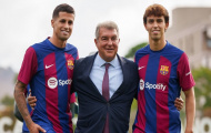 Laporta lên tiếng, rõ tương lai của bộ đôi người Bồ tại Barca