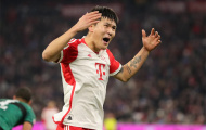 Kim Min-jae phấn khích với bàn thắng đầu tiên cho Bayern