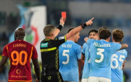 Roma tạo ra cơn mưa thẻ đỏ, dắt tay Milan rời Coppa Italia