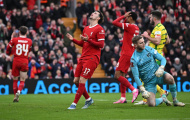 Mất bóng 21 lần, thua 100% đấu tay đôi: Điểm đen của Liverpool trước Norwich