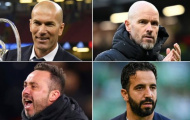 10 ƯCV hàng đầu thay thế Ten Hag: Zidane xếp thứ 5