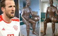 Những bức tượng khó đỡ vinh danh loạt sao bóng đá