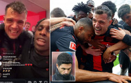 Xhaka vô địch, hậu vệ Leverkusen 'xát muối' vào Arsenal