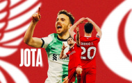 Jota sẽ là đầu tàu trên hàng công Liverpool mùa tới