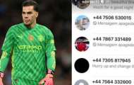 Lộ tin nhắn fan Arsenal gửi cho Ederson