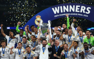 Màn nâng cúp hoành tráng của Real Madrid