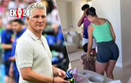 Schweinsteiger mất tập trung vì body của bạn gái Ronaldo