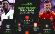 Đội hình hay nhất tứ kết EURO 2024: 'Già gân' 41 tuổi; 2 sao Tam Sư góp mặt