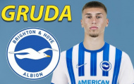 Tân binh Gruda sẽ mang lại điều gì cho Brighton?