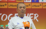 Ngoại binh ăn thẻ đỏ, HLV SLNA nói gì sau trận