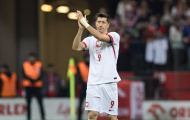 Lewandowski thất vọng vì phải thi đấu như tiền vệ