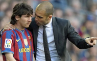 Pep Guardiola đến và nói: 'Messi, im đi'