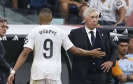 Carlo Ancelotti cập nhật tình hình chấn thương của Kylian Mbappe