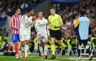 Bellingham văng tục với trọng tài, Real Madrid hòa thất vọng Atletico