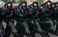 Không khí khẩn trương tại buổi tổng hợp luyện diễu binh