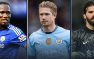 De Bruyne và 8 siêu sao chưa từng giành POTM Premier League
