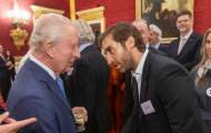 Mathieu Flamini gặp Vua Charles III, khẳng định vị thế doanh nhân tầm cỡ