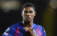 Rashford theo dõi Man United thi đấu khi cùng Barca chuẩn bị cho El Clasico
