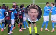 Siêu cúp Ý: McTominay nổi giận với Tomori khi Napoli hạ AC Milan