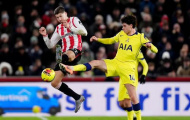 Tottenham chia điểm với Brentford trong ngày Frank tái ngộ
