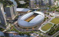CĐV ĐNÁ choáng ngợp trước siêu dự án sân Rạch Chiếc 75.000 chỗ ngồi