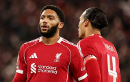 Slot và Van Dijk đồng loạt vinh danh Joe Gomez