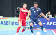 Sút trúng cột dọc, futsal Việt Nam thua đau Thái Lan