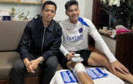 Văn Quyết 'tiếp lửa' cho đàn em Hiểu Minh vượt qua chấn thương