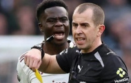 Trọng tài rút thẻ đỏ nhiều nhất bắt trận Tottenham gặp Arsenal