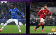 Soi trận Everton vs Man Utd: Bruno Fernandes lĩnh xướng hàng công Quỷ đỏ