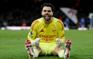 Raya gồng gánh giấc mơ vô địch của Arsenal