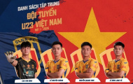 Lộ diện 4 cầu thủ SLNA đầu tiên lên U23 Việt Nam