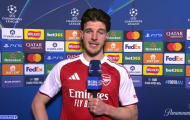 Arsenal vào tứ kết C1, Declan Rice gửi thông điệp đến Man City