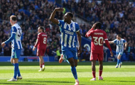 Welbeck lập cú đúp, Brighton khiến Liverpool ôm hận ở Ngoại hạng Anh