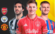 Arsenal nhắm bộ ba tiền vệ 100 triệu bảng