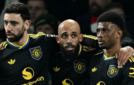Chấm điểm Man Utd: Bruno Fernandes rực sáng; Ugarte gây thất vọng