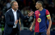 Hansi Flick hé lộ 3 phương án thay thế Raphinha đấu Atletico