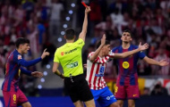 Ban trọng tài xác nhận Barca thoát thẻ đỏ trước Atletico