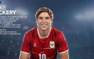 Indonesia đẩy nhanh việc nhập tịch tiền đạo Luke Vickery