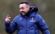 De Zerbi bắt tay khôi phục bản sắc để giúp Tottenham trụ hạng
