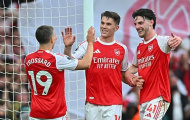 Arsenal thắng áp đảo Fulham để nới rộng cách biệt lên 6 điểm