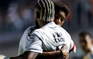 Neymar nổi nóng và xô xát với con trai Robinho tại Santos