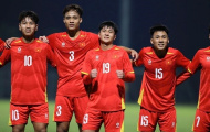 Chiều cao U17 Việt Nam đứng thứ 12 tại giải châu Á