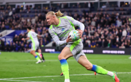 CĐV Man City vội vã trở lại sau bàn thắng của Haaland