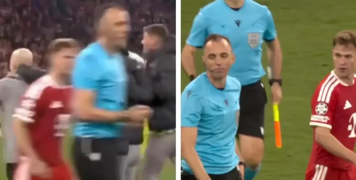 Kimmich nổi giận, vây lấy trọng tài ngày Bayern bị loại