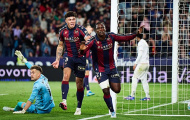 Bi kịch thẻ đỏ giúp Levante thắng ngược Osasuna kịch tính